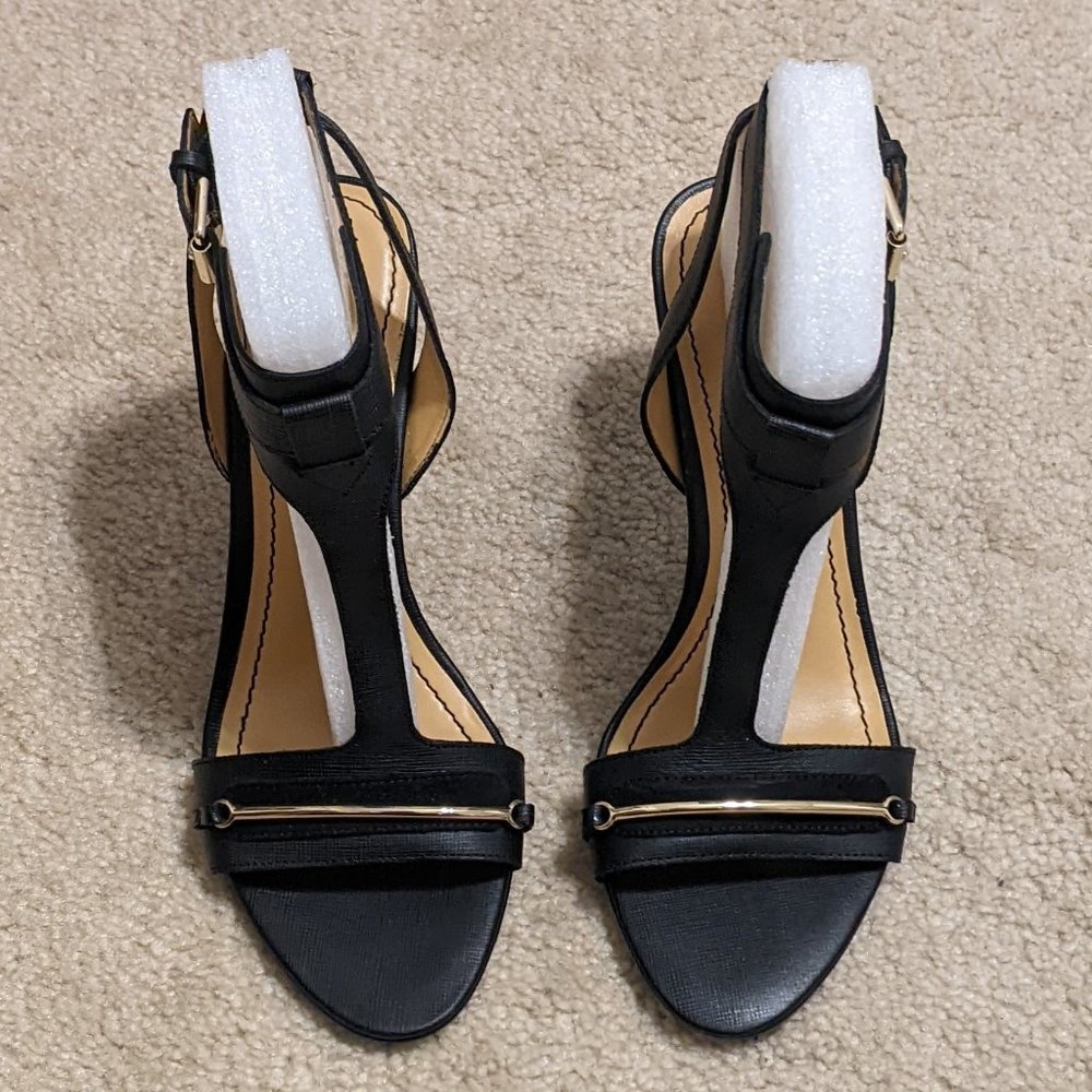 Black Nine West Sandals Size 6.5